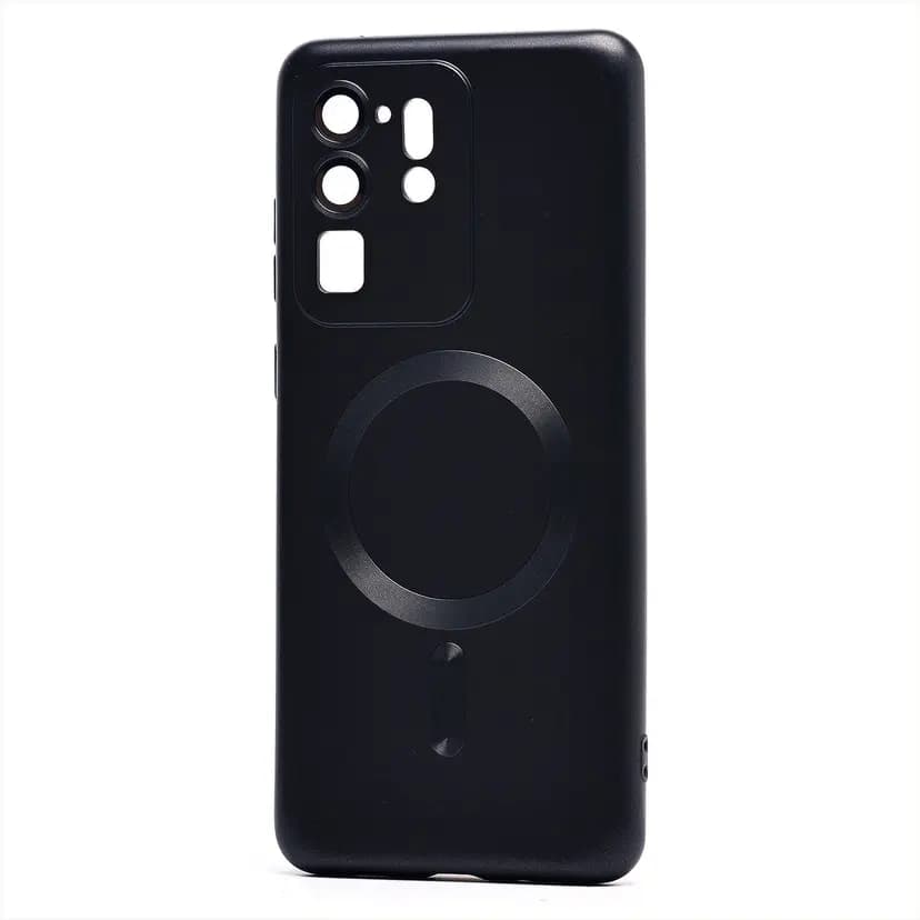 Чехол-накладка - SM020 Matte SafeMag для Samsung Galaxy S20 Ultra (black)