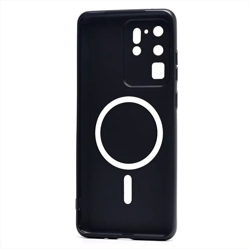 Чехол-накладка - SM020 Matte SafeMag для Samsung Galaxy S20 Ultra (black) — фото 2