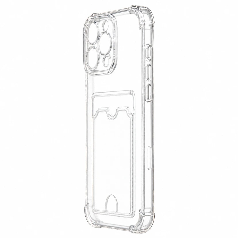 Чехол-накладка с картхолдером - SC276 для Apple iPhone 16 Pro Max (transparent)