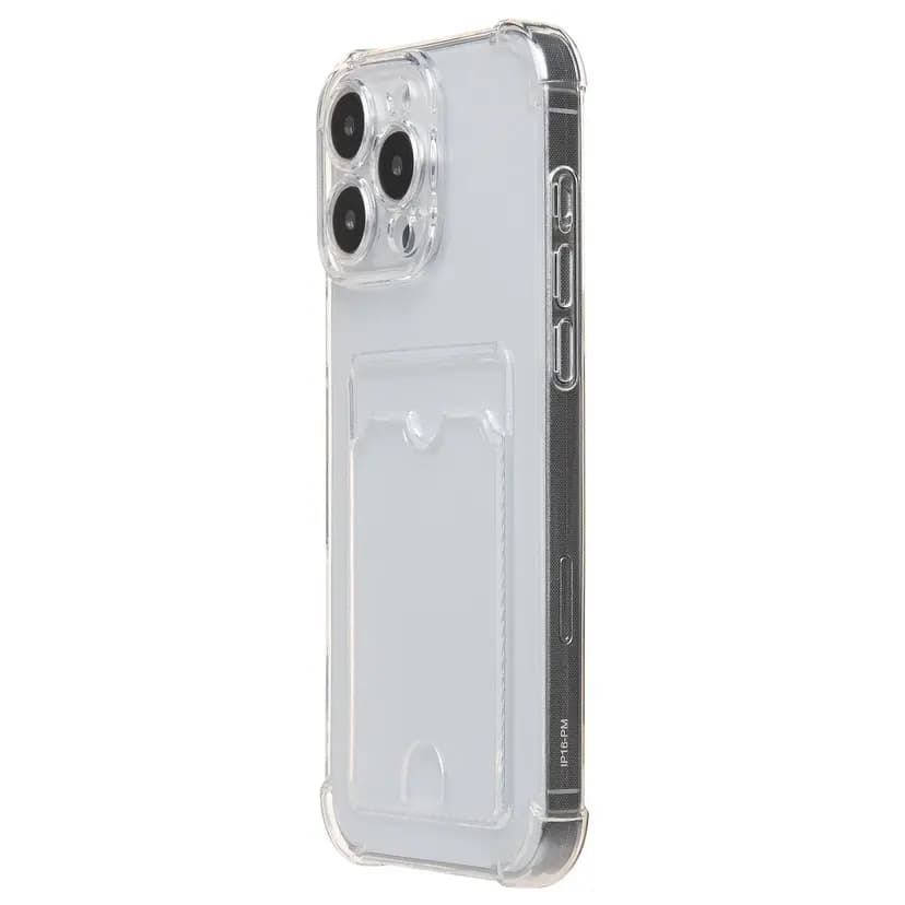 Чехол-накладка с картхолдером - SC276 для Apple iPhone 16 Pro Max (transparent)