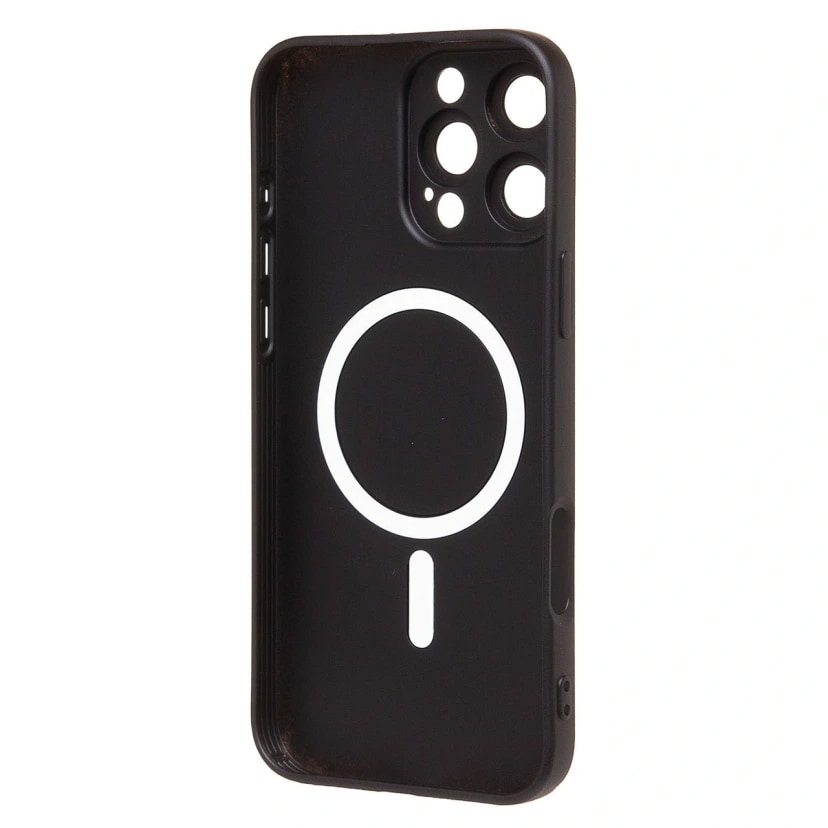 Чехол-накладка - SM020 Matte SafeMag для Apple iPhone 16 Pro Max (black) — фото 2