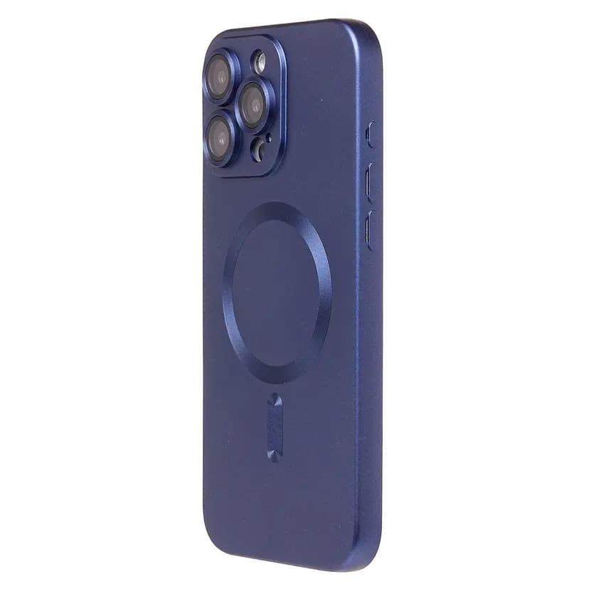 Чехол-накладка - SM020 Matte SafeMag для Apple iPhone 16 Pro Max (dark blue)
