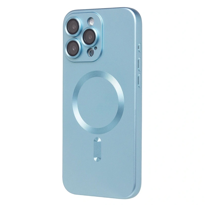 Чехол-накладка - SM020 Matte SafeMag для Apple iPhone 16 Pro Max (light blue)