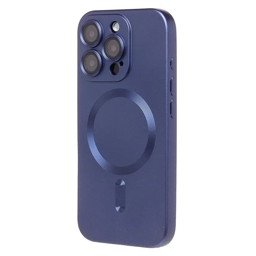 Чехол-накладка - SM020 Matte SafeMag для Apple iPhone 16 Pro (dark blue)