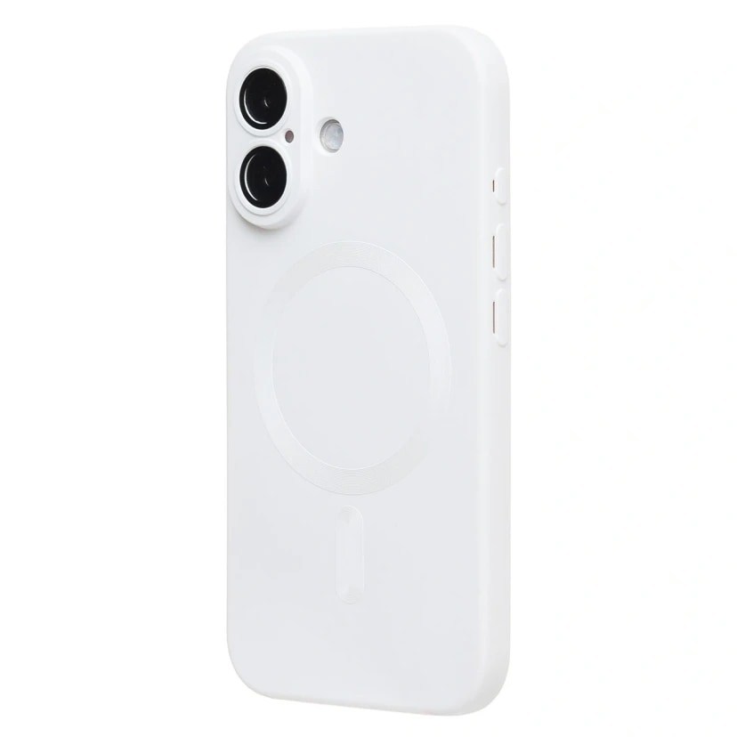 Чехол-накладка - SM020 Matte SafeMag для Apple iPhone 16 (white)