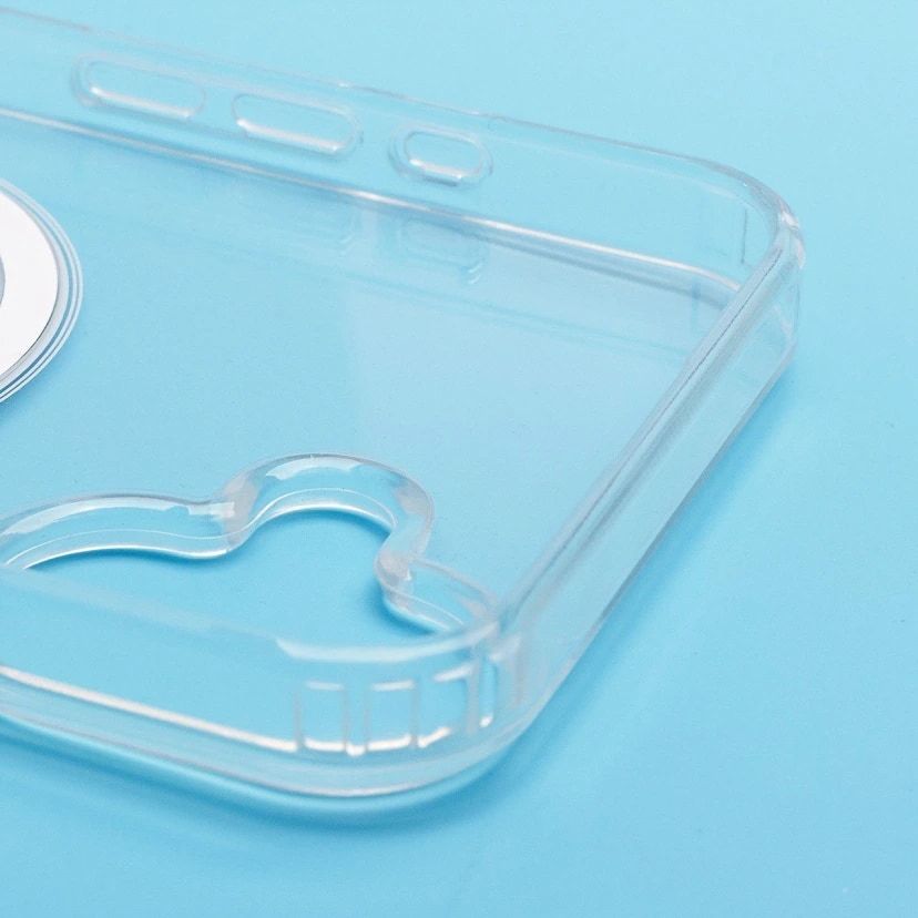 Чехол-накладка - SM006 SafeMag для Apple iPhone 16 Plus (transparent) — фото 2