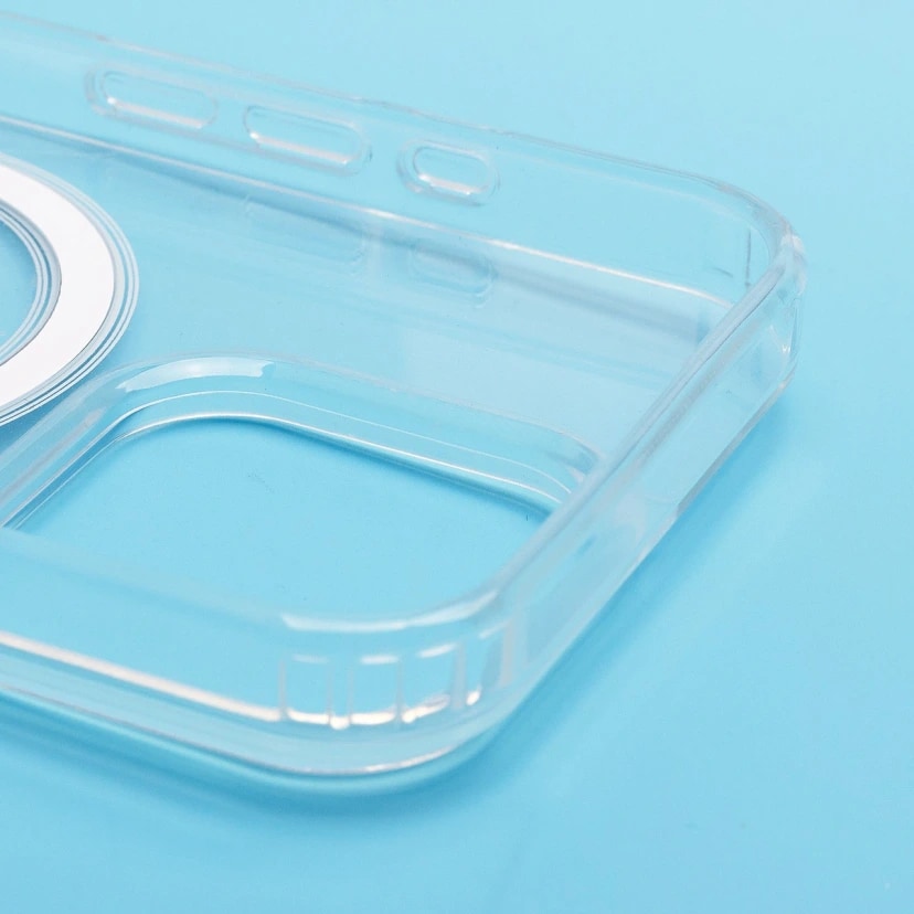 Чехол-накладка - SM006 SafeMag для Apple iPhone 16 Pro (transparent) — фото 2