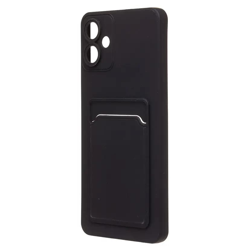 Чехол-накладка с картхолдером - SC337 для Samsung Galaxy A06 (black)