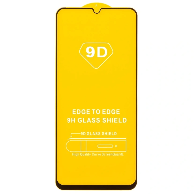 Защитное стекло - Full Glue 2.5D для Samsung Galaxy A05s/A06/A07 (black)