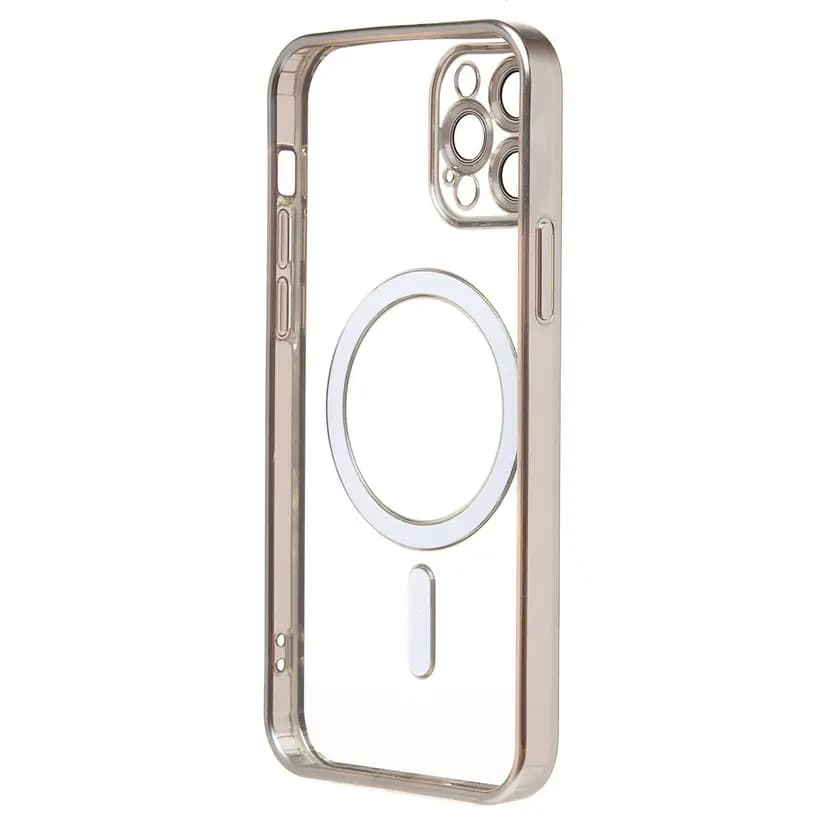 Чехол-накладка - SM027 SafeMag для Apple iPhone 12 Pro (silver) — фото 2