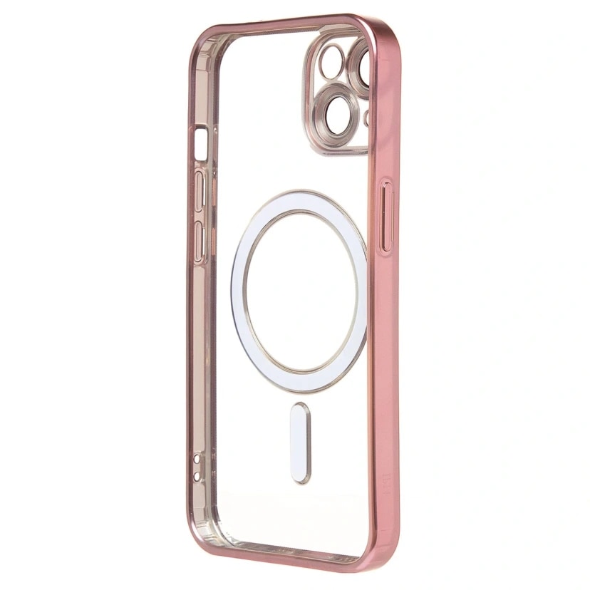 Чехол-накладка - SM027 SafeMag для Apple iPhone 13 (pink) — фото 2