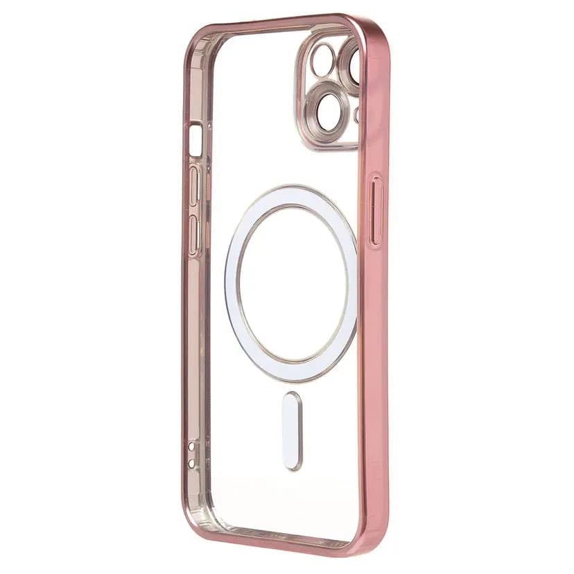 Чехол-накладка - SM027 SafeMag для Apple iPhone 13 (pink) — фото 2