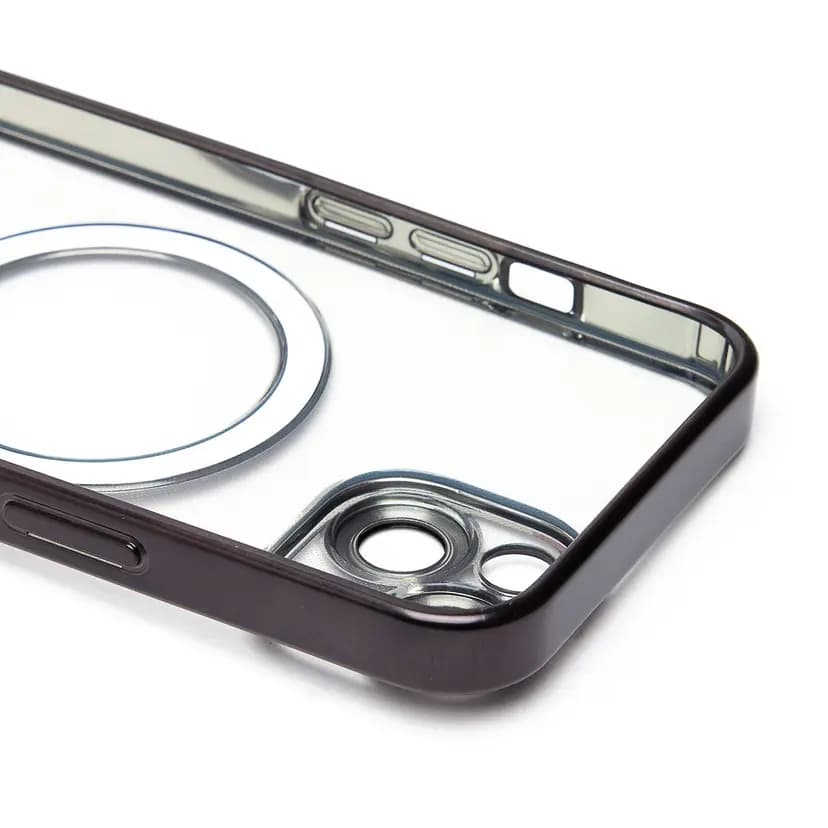 Чехол-накладка - SM027 SafeMag для Apple iPhone 14 (black) — фото 2