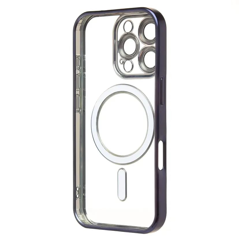 Чехол-накладка - SM027 SafeMag для Apple iPhone 16 Pro (blue titanium) — фото 2