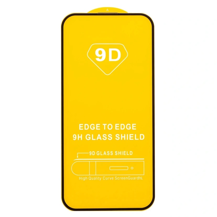 Защитное стекло - Full Glue 2.5D для Apple iPhone 15/16 (black)
