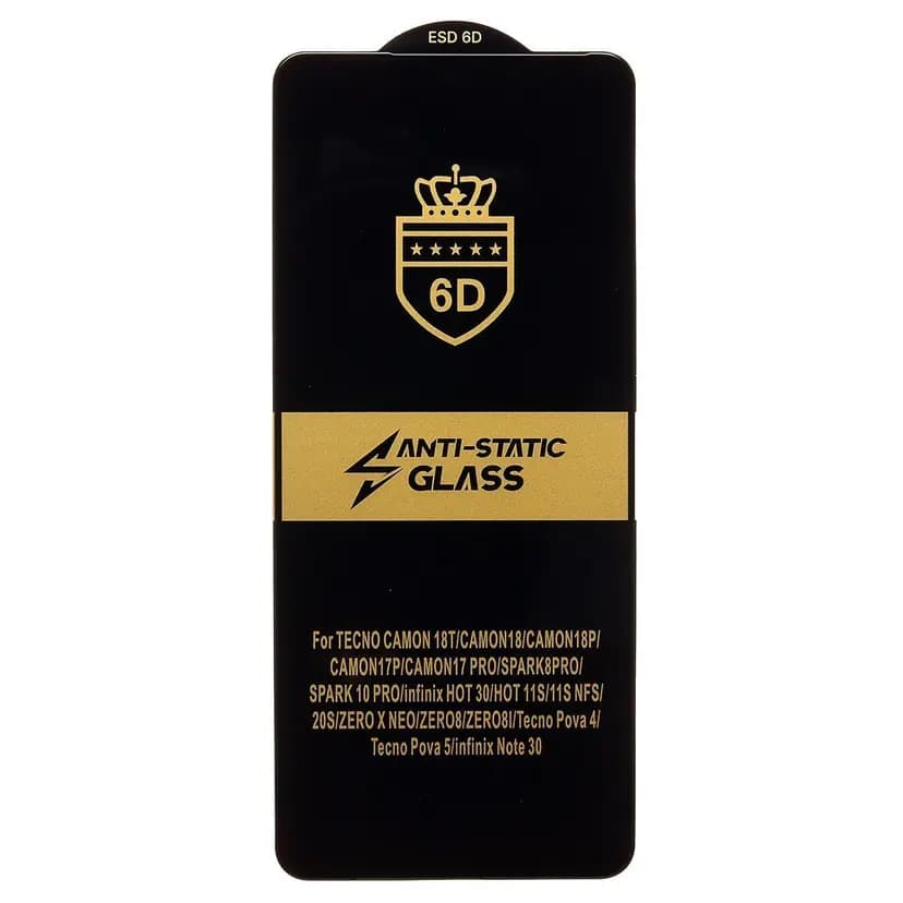 Защитное стекло - Activ 3D для Tecno Pova 6 Neo (black) — фото 2