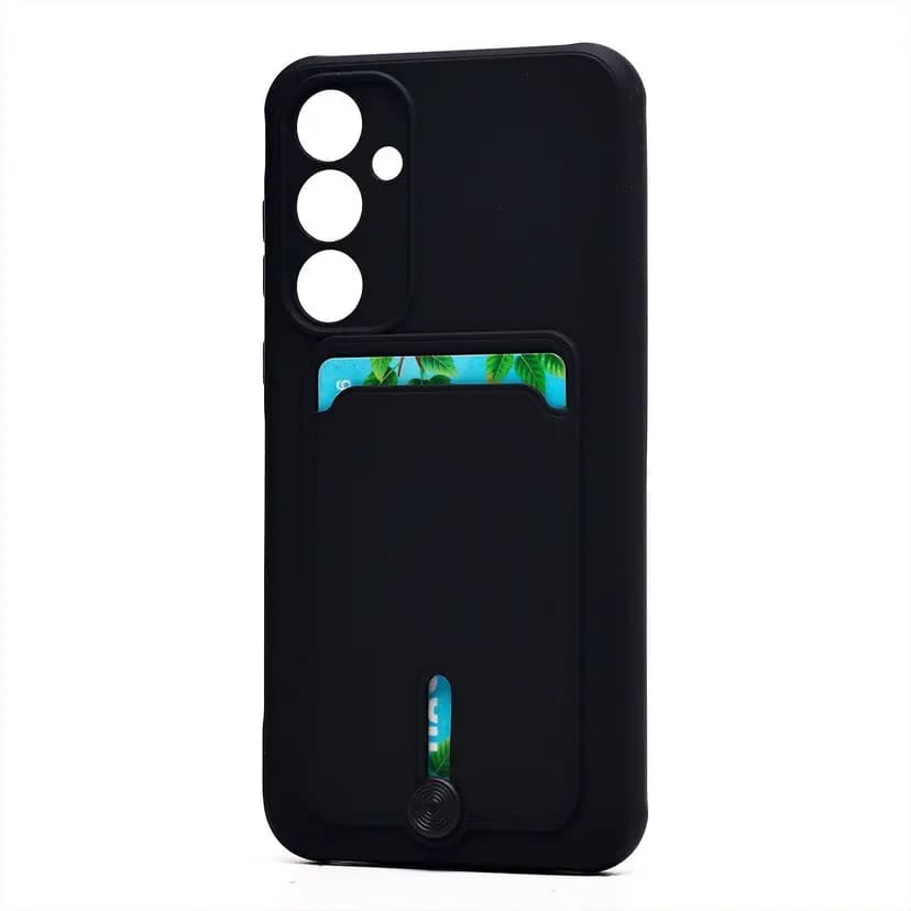 Чехол-накладка с картхолдером - SC304 для Samsung Galaxy A35 (black)