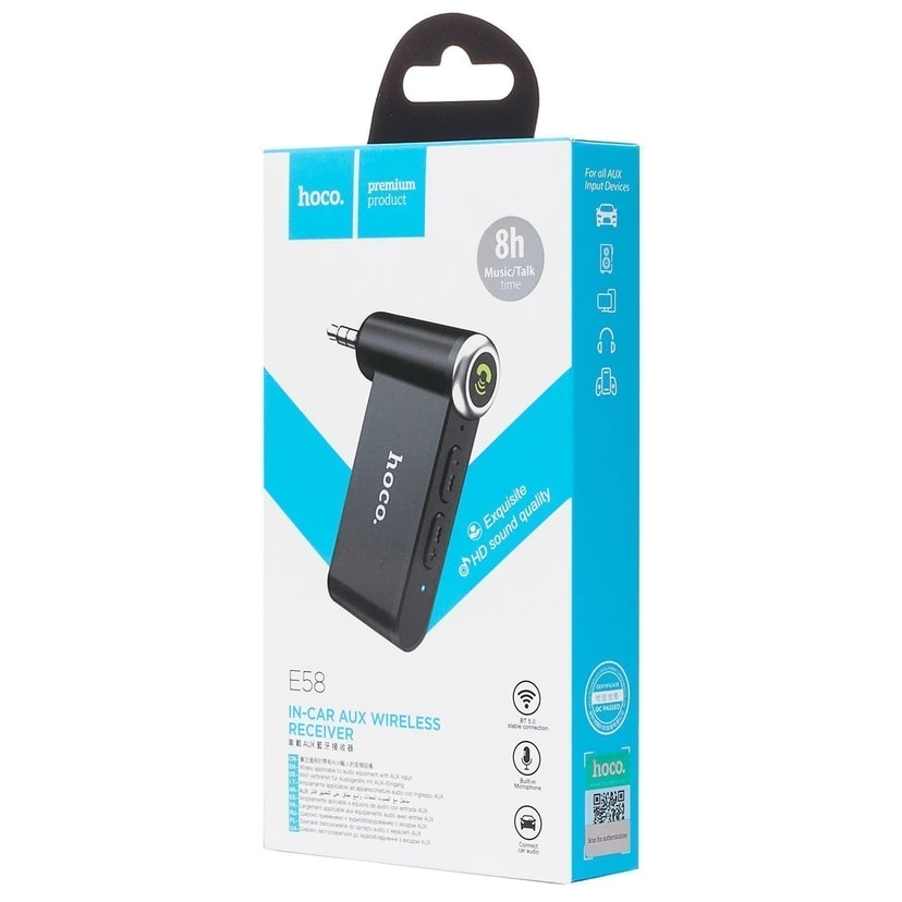 Bluetooth-адаптер 3.5 jack - Hoco E58 (Type-C) (black)