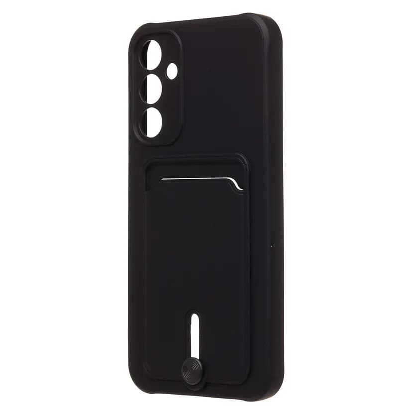 Чехол-накладка с картхолдером - SC304 для Samsung Galaxy A15 (black)