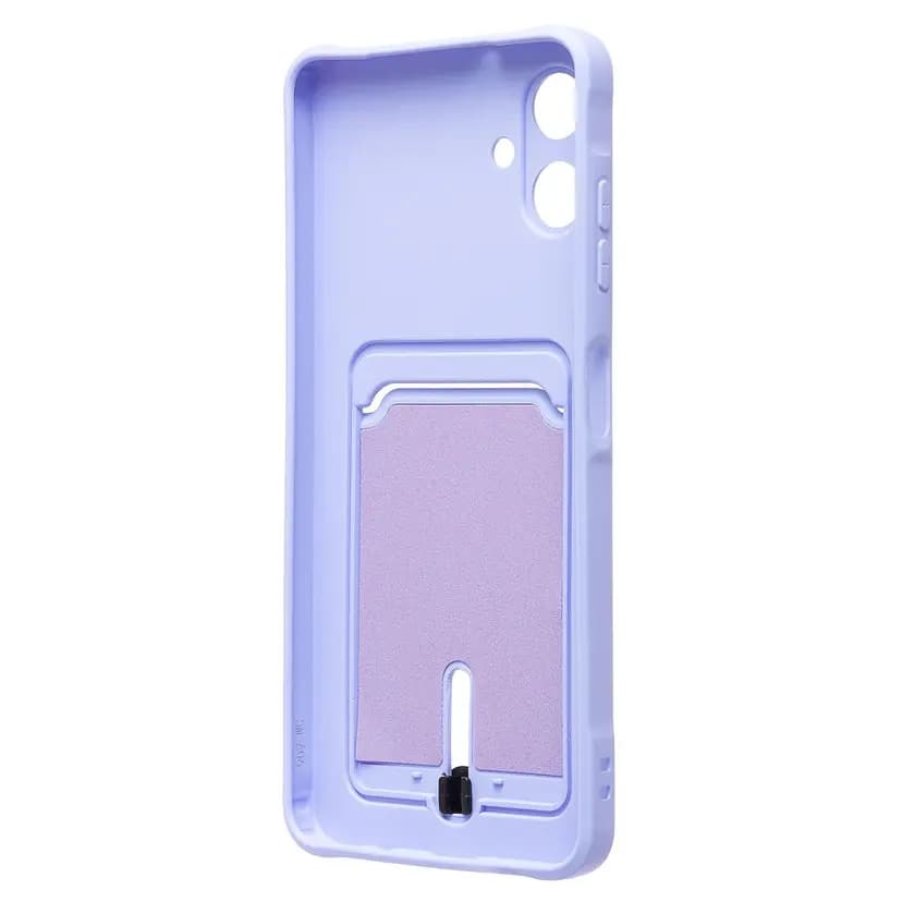 Чехол-накладка с картхолдером - SC304 для Samsung Galaxy A06 (light violet) — фото 2