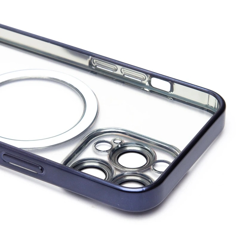 Чехол-накладка - SM027 SafeMag для Apple iPhone 13 Pro (blue titanium) — фото 2