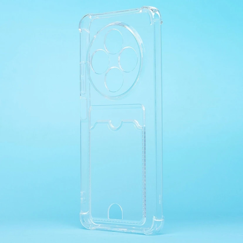 Чехол-накладка с картхолдером - SC276 для Redmi 14C 4G/Poco C75 4G (transparent)