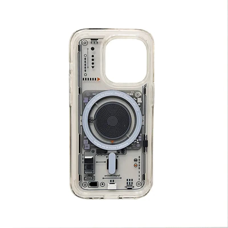Чехол-накладка - SP Ultra Hybrid Neo One SafeMag для Apple iPhone 15 Pro (transparent) — фото 3