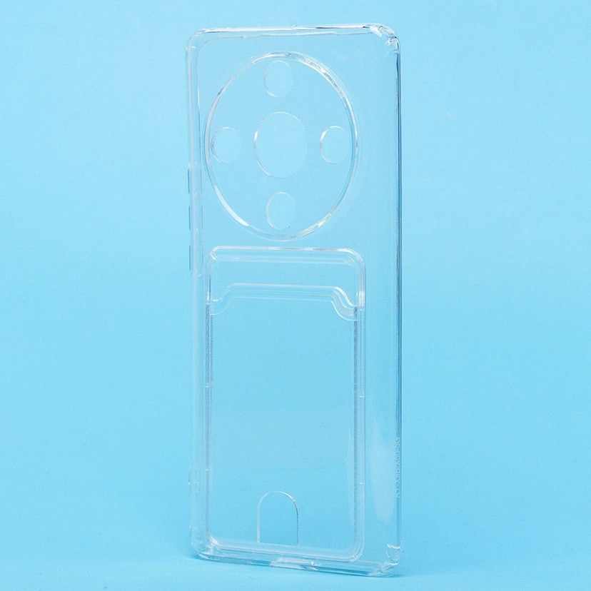 Чехол-накладка с картхолдером - SC276 для Honor X9b (transparent) — фото 2