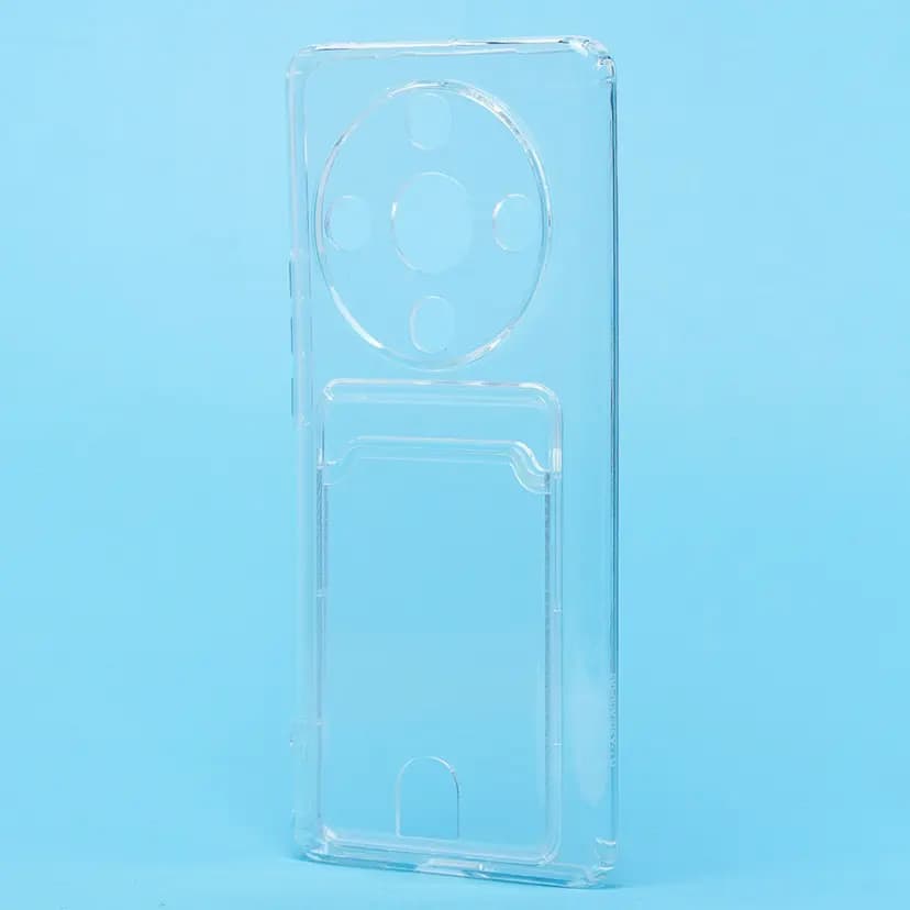 Чехол-накладка с картхолдером - SC276 для Honor X9b (transparent) — фото 2