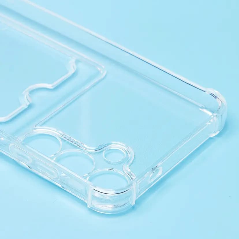 Чехол-накладка с картхолдером - SC276 для Samsung Galaxy S25 (transparent) — фото 2