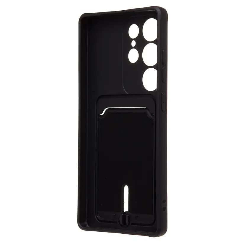 Чехол-накладка с картхолдером - SC304 для Samsung Galaxy S25 Ultra (black) — фото 2