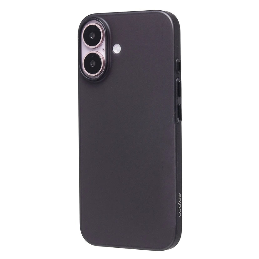 Чехол-накладка - PC091 для Apple iPhone 16 (matte transparent/black)