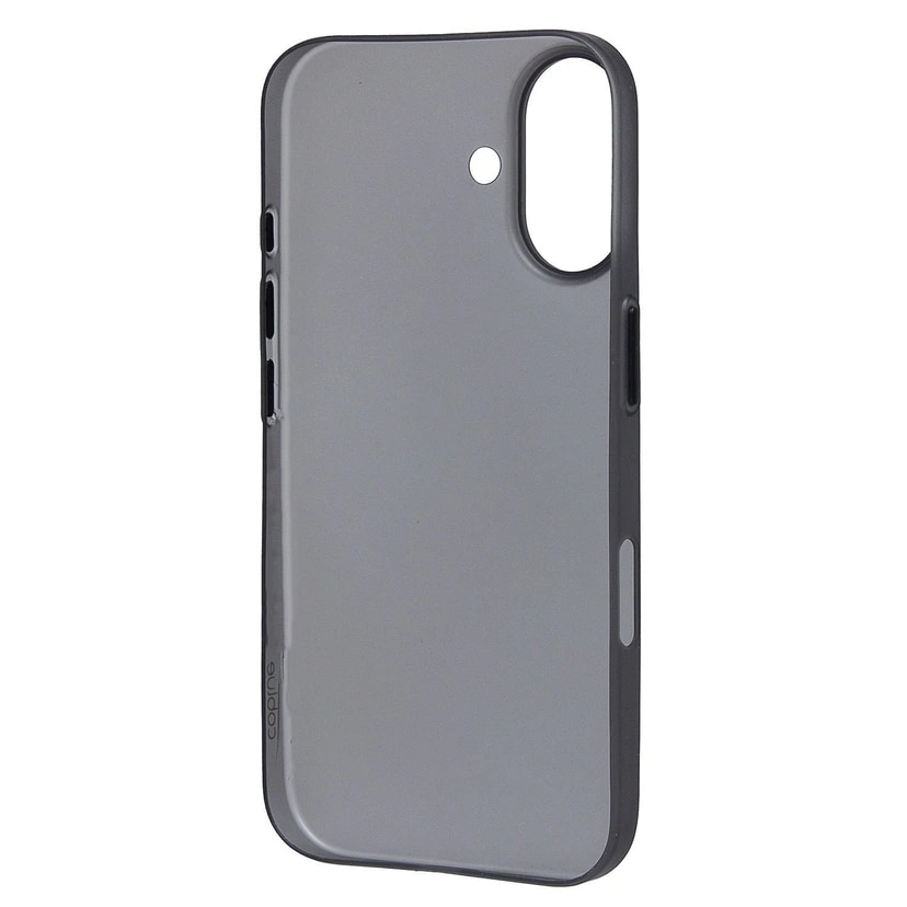 Чехол-накладка - PC091 для Apple iPhone 16 (matte transparent/black) — фото 2