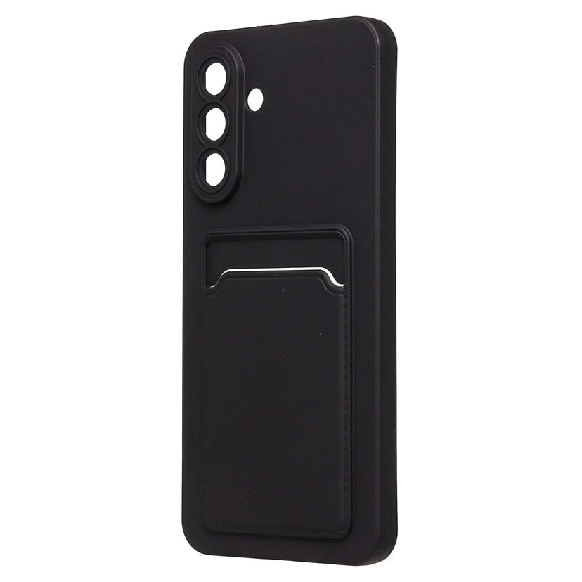 Чехол-накладка с картхолдером - SC337 для Samsung Galaxy A36/A37 (black)