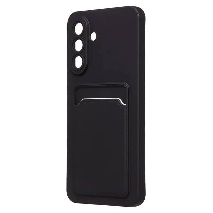 Чехол-накладка с картхолдером - SC337 для Samsung Galaxy A36/A37 (black)