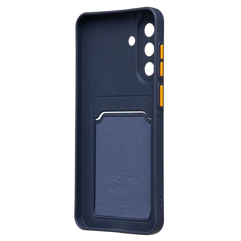 Чехол-накладка с картхолдером - SC337 для Samsung Galaxy A56 (dark blue) — фото 2