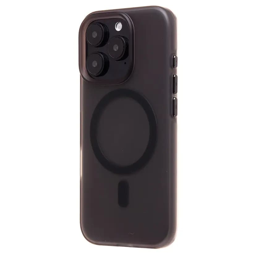 Чехол-накладка - SM038 SafeMag для Apple iPhone 16 Pro (black/matte transparent)