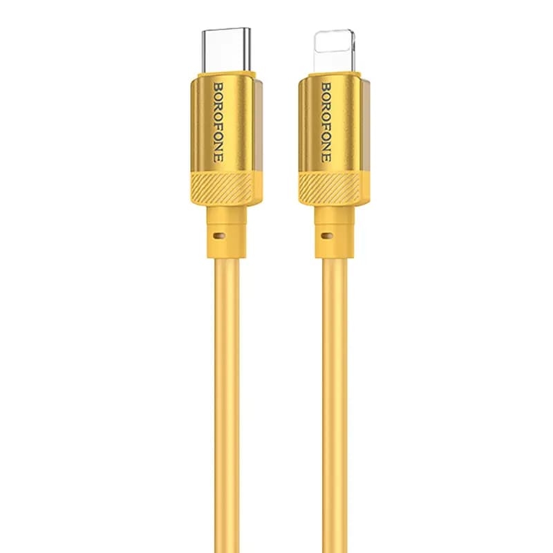 Кабель Type-C - Apple lightning - Borofone BX108 (100 см) (gold) — фото 2