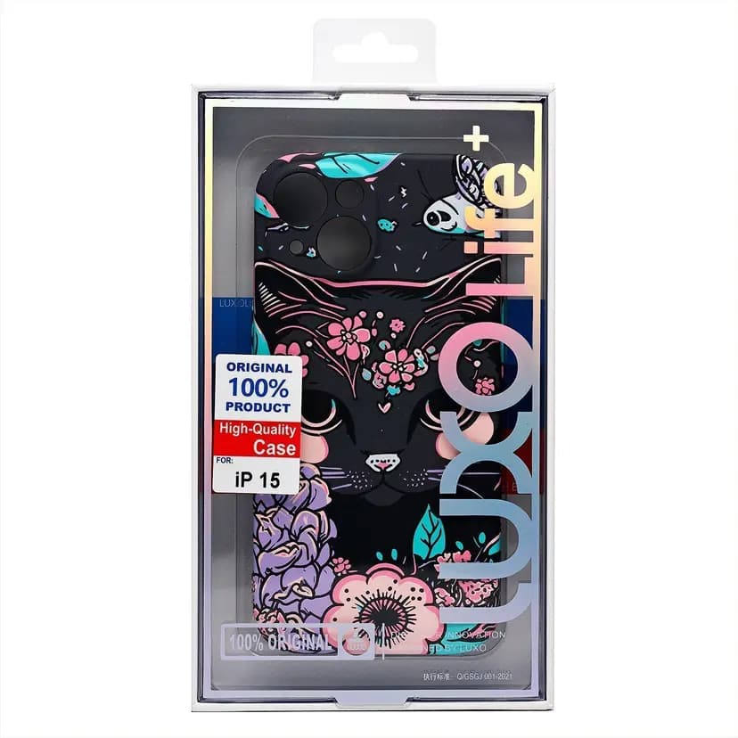 Чехол-накладка - Luxo Creative SC143 для Apple iPhone 15 (print)