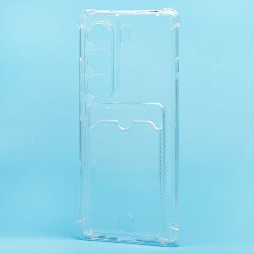 Чехол-накладка с картхолдером - SC276 для Tecno Camon 40 4G (transparent)