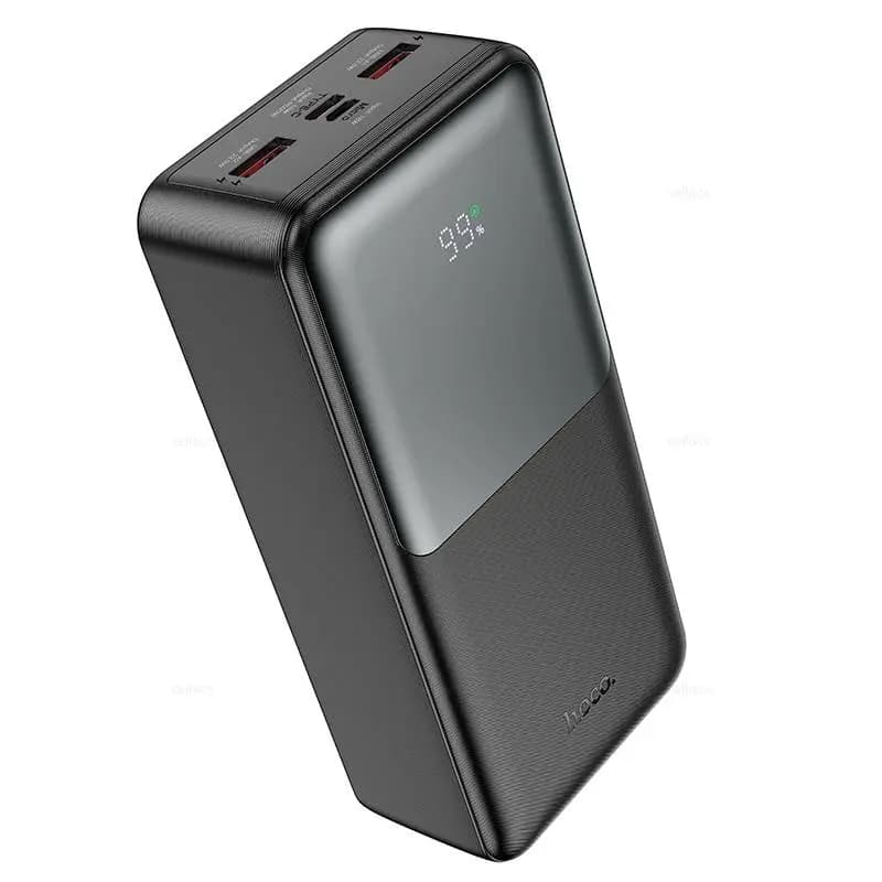 Внешний аккумулятор 30000mAh - Hoco J136B 22.5W PD+QC3.0 (MicroUSB/2xUSB/Type-C) (black) — фото 2
