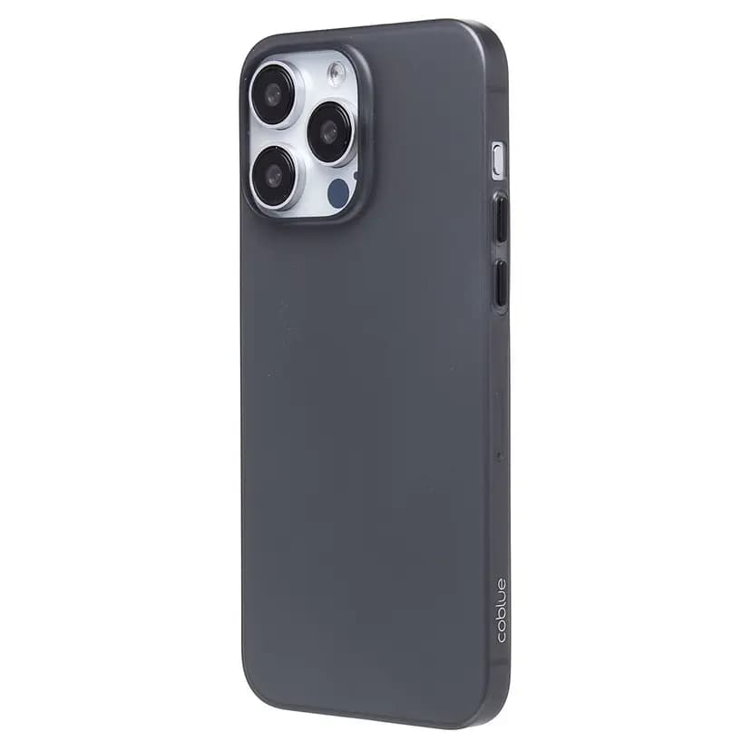 Чехол-накладка - PC091 для Apple iPhone 15 Pro Max (matte transparent/black)