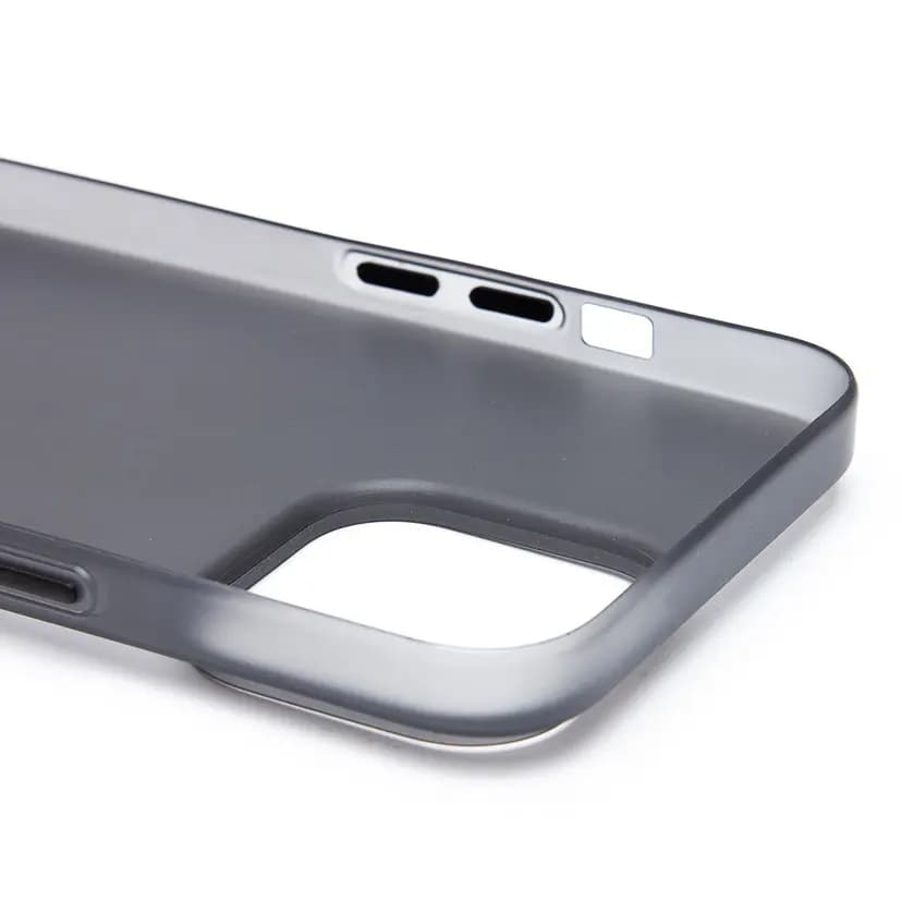 Чехол-накладка - PC091 для Apple iPhone 15 Pro Max (matte transparent/black) — фото 2