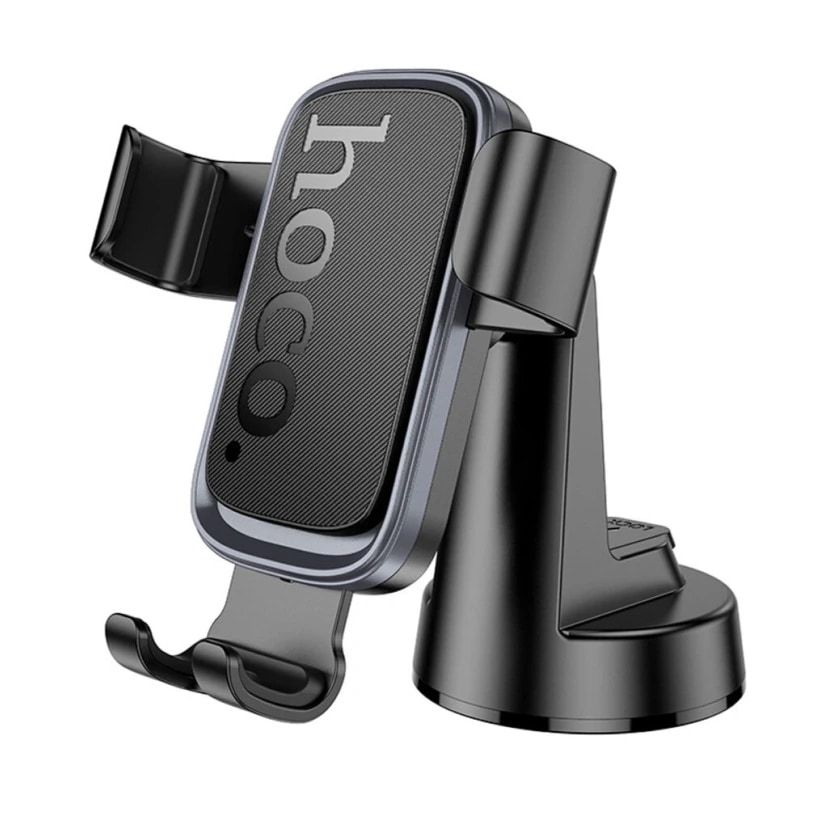 Автодержатель на клейкой присоске гравитационный - Hoco H81 Vista (black/grey)