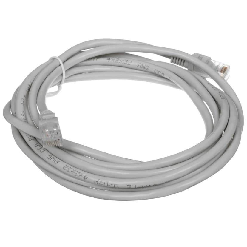 Кабель RJ45 - RJ45 - Патчкорд R01 Cat 5e 1000MBit (300 см) (gray) — фото 2