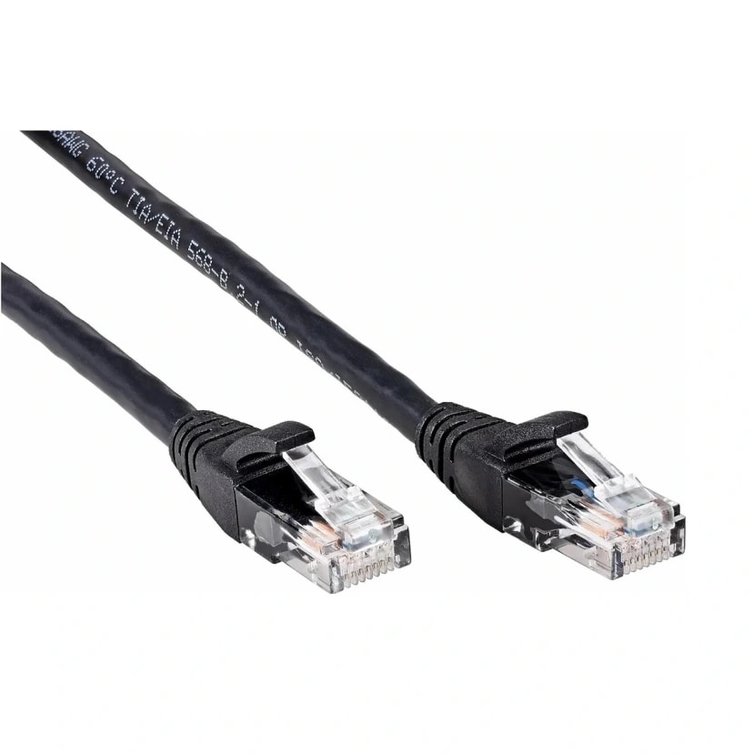 Кабель RJ45 - RJ45 - Патчкорд iOpen Cat 5e 1000MBit (1000 см) (black)