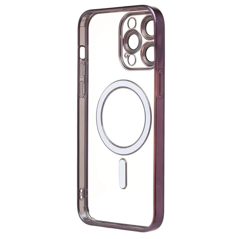 Чехол-накладка - SM027 SafeMag для Apple iPhone 14 Pro Max (dark violet) — фото 2