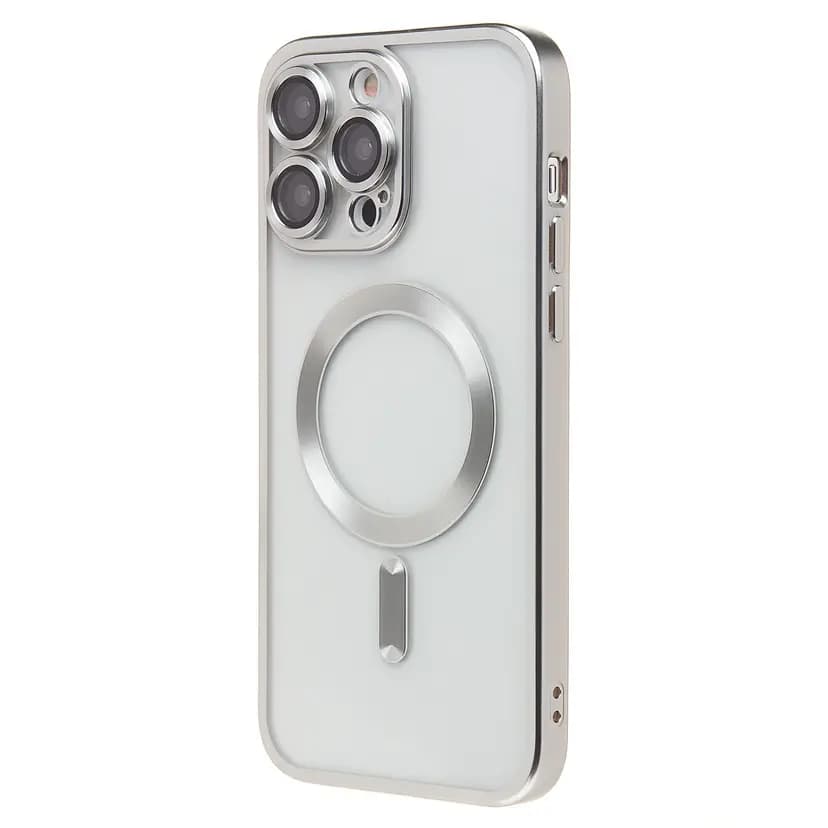 Чехол-накладка - SM027 SafeMag для Apple iPhone 14 Pro Max (silver)