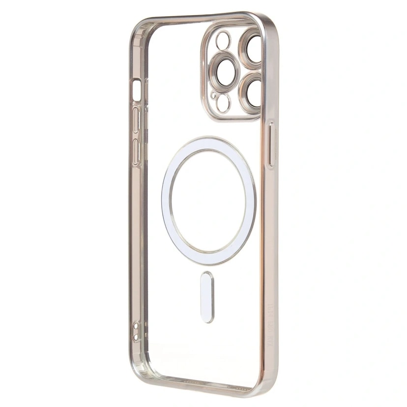Чехол-накладка - SM027 SafeMag для Apple iPhone 14 Pro Max (silver) — фото 2