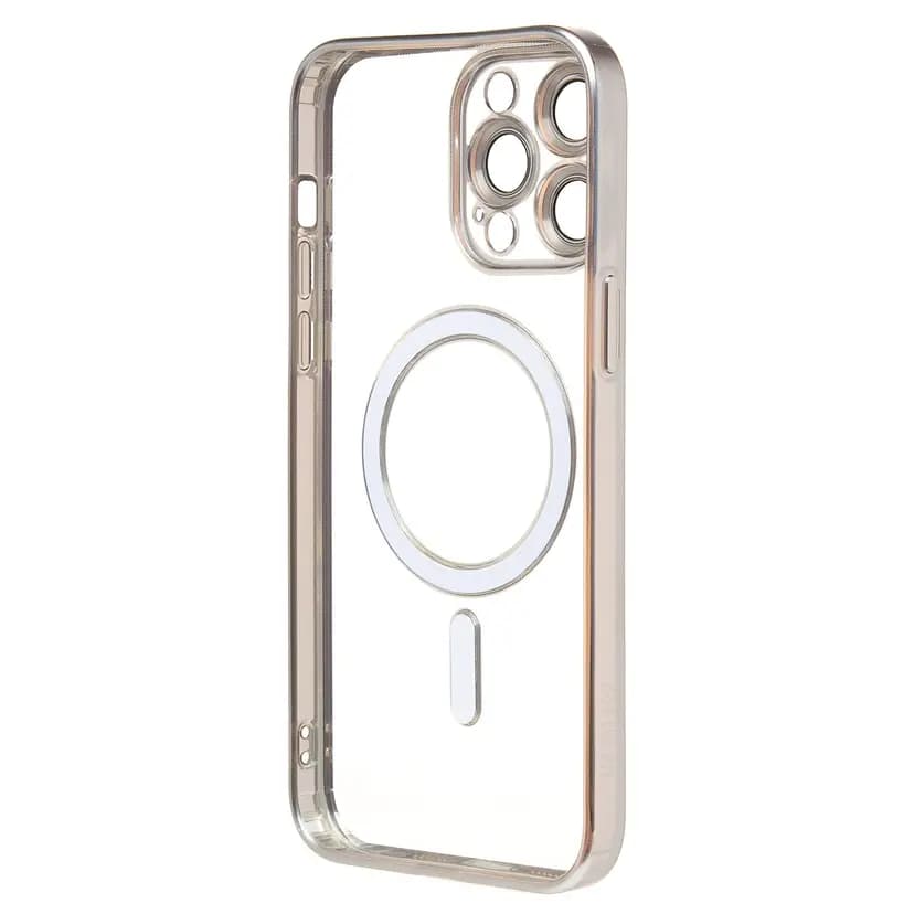 Чехол-накладка - SM027 SafeMag для Apple iPhone 14 Pro Max (silver) — фото 2